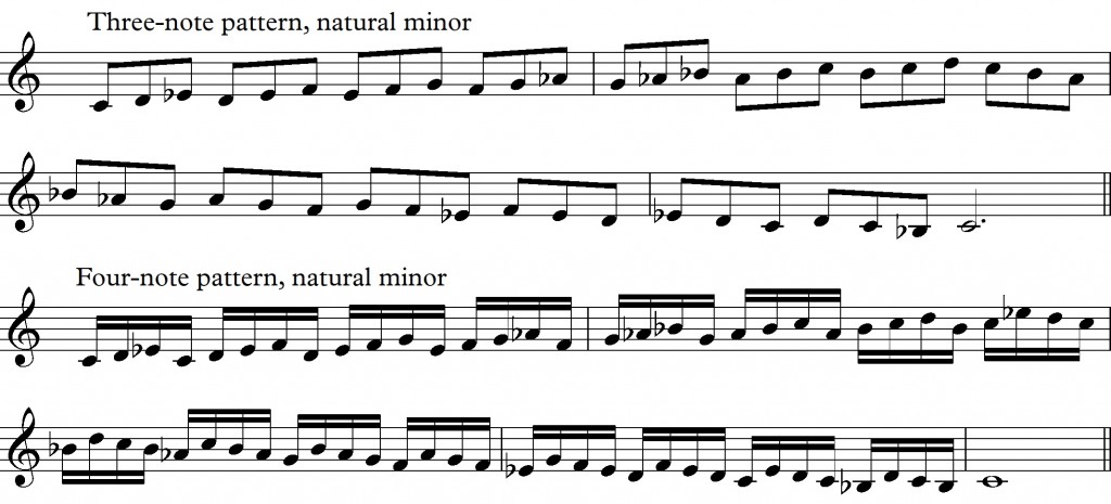 18b - three-note and four-note in natural