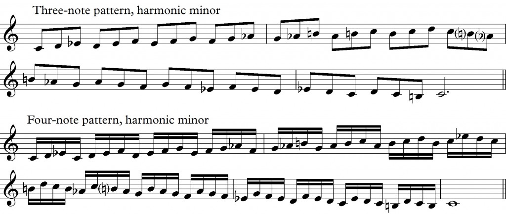 18c - three-note and four-note in harmonic